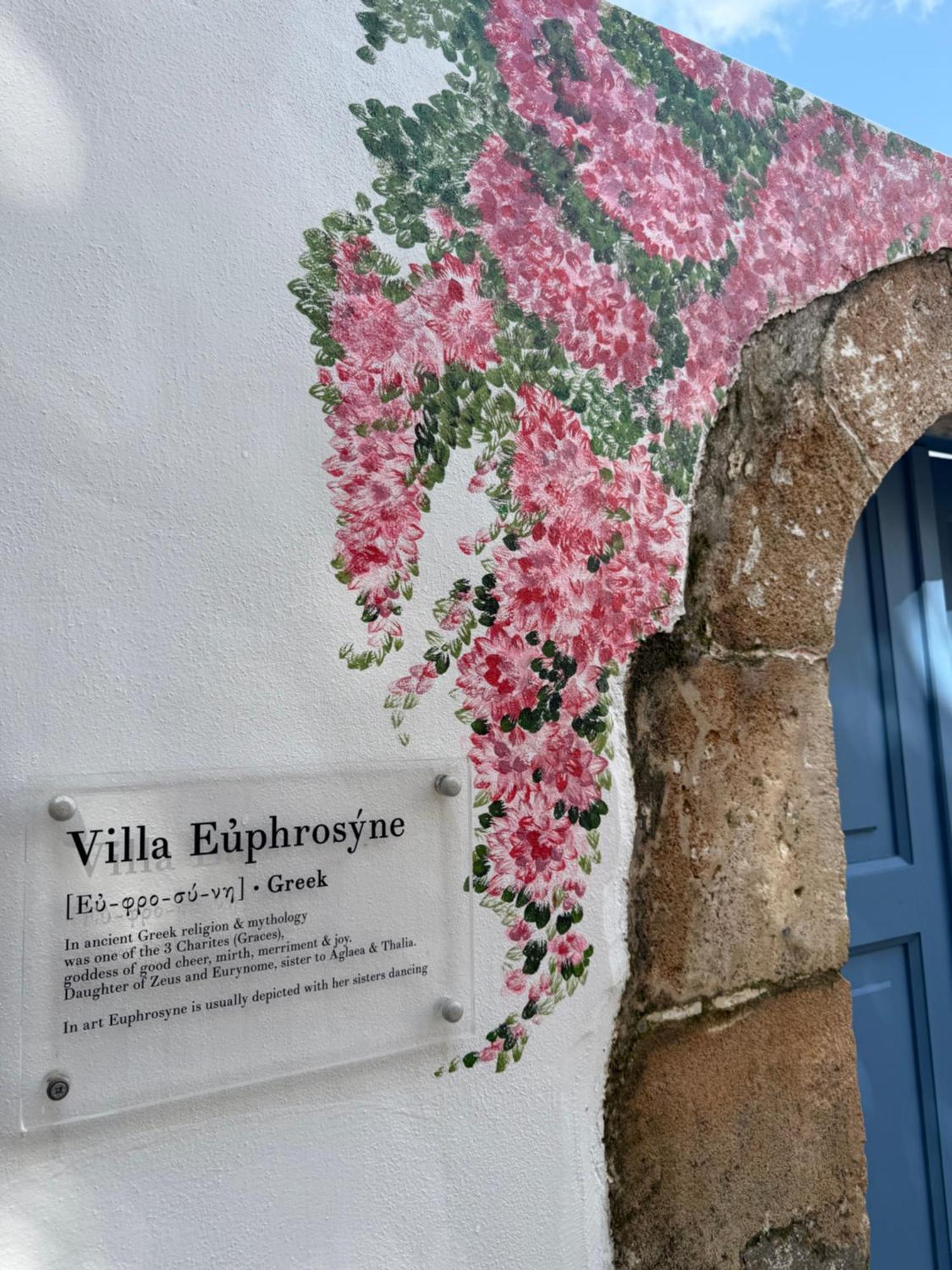 Villa Euphrosyne Линдос Экстерьер фото